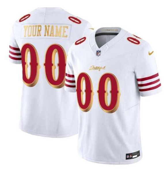 Men's San Francisco 49ers Active Player Custom White Gold 2025 F.U.S.E. 'Rivalries' Vapor Limited Stitched Jersey,We sell and wholesale Men's San Francisco 49ers Active Player Custom White Gold 2025 F.U.S.E. 'Rivalries' Vapor Limited Stitched Jersey on line form chian!
