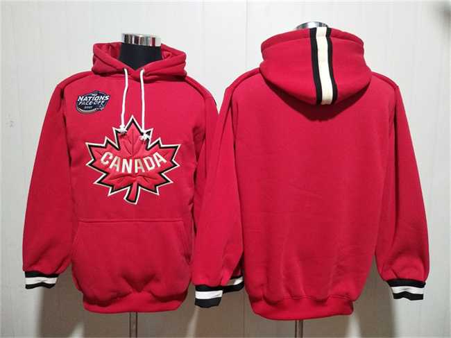 Men's Team Canada Blank Red Ageless Must-Have Lace-Up Pullover Hoodie,We sell and wholesale Men's Team Canada Blank Red Ageless Must-Have Lace-Up Pullover Hoodie on line form chian!