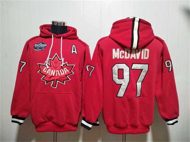 Men's Team Canada #97 Connor McDavid Red Ageless Must-Have Lace-Up Pullover Hoodie,We sell and wholesale Men's Team Canada #97 Connor McDavid Red Ageless Must-Have Lace-Up Pullover Hoodie on line form chian!