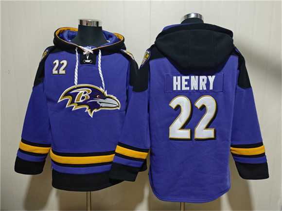 Men's Baltimore Ravens #22 Derrick Henry Ageless Must-Have Lace-Up Pullover Hoodie,We sell and wholesale Men's Baltimore Ravens #22 Derrick Henry Ageless Must-Have Lace-Up Pullover Hoodie on line form chian!