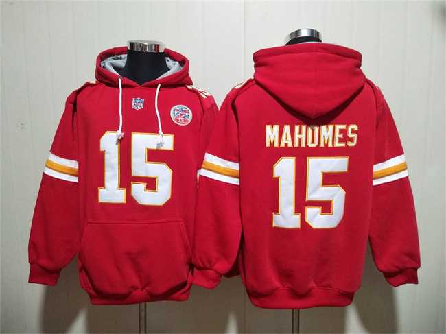 Men's Kansas City Chiefs #15 Patrick Mahomes Red Lace-Up Pullover Hoodie,We sell and wholesale Men's Kansas City Chiefs #15 Patrick Mahomes Red Lace-Up Pullover Hoodie on line form chian!