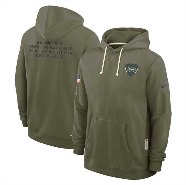Men's New York Jets Olive 2025 Salute to Service Pullover Hoodie,We sell and wholesale Men's New York Jets Olive 2025 Salute to Service Pullover Hoodie on line form chian!