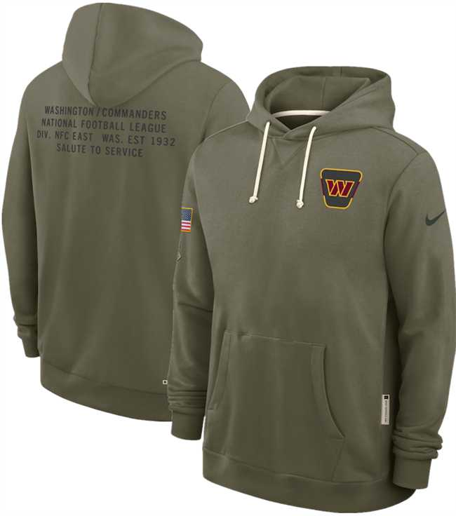 Men's Washington Commanders Olive 2025 Salute to Service Pullover Hoodie,We sell and wholesale Men's Washington Commanders Olive 2025 Salute to Service Pullover Hoodie on line form chian!