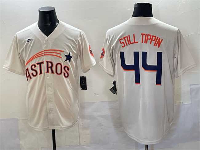 Men's Houston Astros #44 Still Tippin Cream Throwback Cooperstown Collection Limited Stitched Jersey,We sell and wholesale Men's Houston Astros #44 Still Tippin Cream Throwback Cooperstown Collection Limited Stitched Jersey on line form chian!