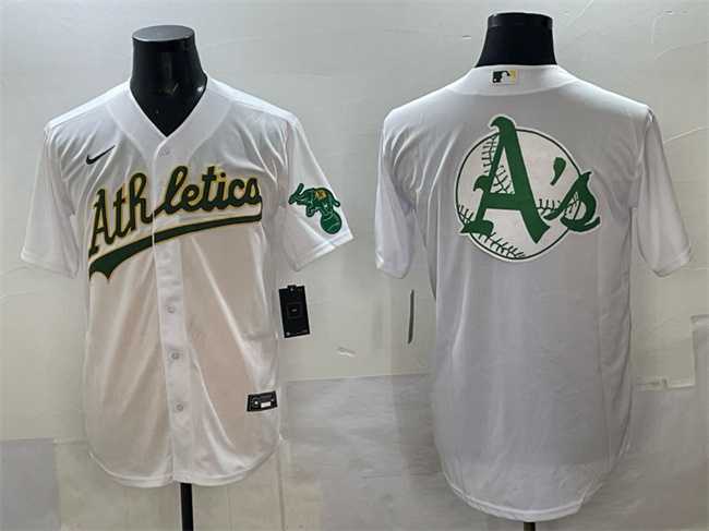 Men's Oakland Athletics Team Big Logo White Stitched Jersey,We sell and wholesale Men's Oakland Athletics Team Big Logo White Stitched Jersey on line form chian!