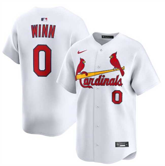 Men's St. Louis Cardinals #0 Masyn Winn White Home Limited Stitched Jersey Dzhi,We sell and wholesale Men's St. Louis Cardinals #0 Masyn Winn White Home Limited Stitched Jersey Dzhi on line form chian!