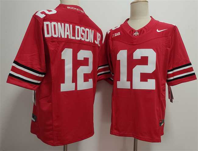 Men's Ohio State Buckeyes #12 CJ Donaldson Red 2025 F.U.S.E. Limited Stitched Jersey,We sell and wholesale Men's Ohio State Buckeyes #12 CJ Donaldson Red 2025 F.U.S.E. Limited Stitched Jersey on line form chian!