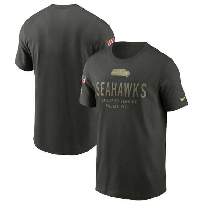 Men's Seattle Seahawks Forest Green 2025 Salute to Service Sideline Primary Edge Dri-FIT T-Shirt,We sell and wholesale Men's Seattle Seahawks Forest Green 2025 Salute to Service Sideline Primary Edge Dri-FIT T-Shirt on line form chian!