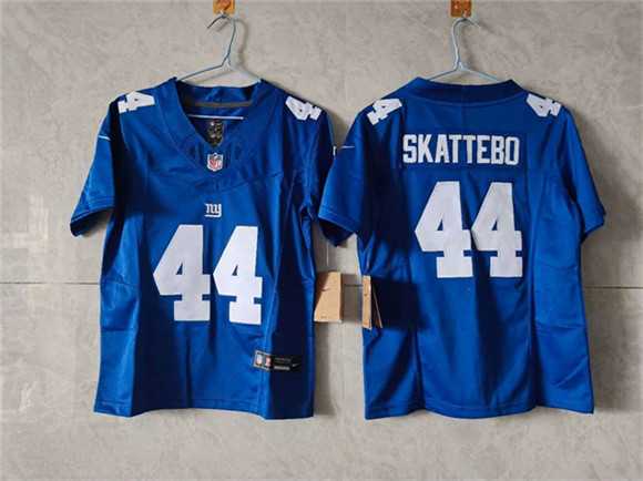 Women's New York Giants #44 Cam Skattebo Blue F.U.S.E. Vapor Limited Stitched Jersey,We sell and wholesale Women's New York Giants #44 Cam Skattebo Blue F.U.S.E. Vapor Limited Stitched Jersey on line form chian!