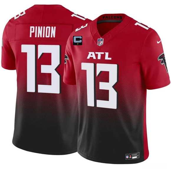 Men's Atlanta Falcons #13 Bradley Pinion Red Black 2025 F.U.S.E With 1-Star C Patch Vapor Untouchable Limited Stitched Jersey Dzhi,We sell and wholesale Men's Atlanta Falcons #13 Bradley Pinion Red Black 2025 F.U.S.E With 1-Star C Patch Vapor Untouchable Limited Stitched Jersey Dzhi on line form chian!