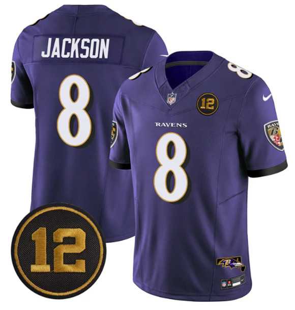 Men's Baltimore Ravens #8 Lamar Jackson Purple 2025 F.U.S.E Jacoby Jones Patch Vapor Limited Jersey Dzhi,We sell and wholesale Men's Baltimore Ravens #8 Lamar Jackson Purple 2025 F.U.S.E Jacoby Jones Patch Vapor Limited Jersey Dzhi on line form chian!