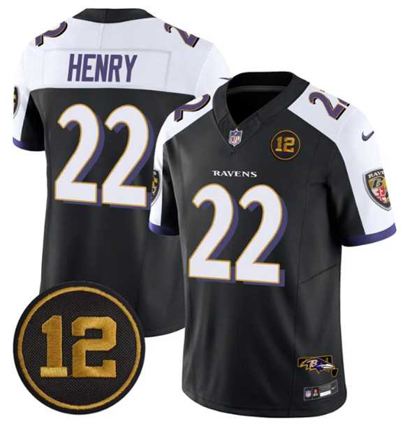 Men's Baltimore Ravens #22 Derrick Henry Black Alternate 2025 F.U.S.E Jacoby Jones Patch Vapor Limited Jersey Dzhi,We sell and wholesale Men's Baltimore Ravens #22 Derrick Henry Black Alternate 2025 F.U.S.E Jacoby Jones Patch Vapor Limited Jersey Dzhi on line form chian!