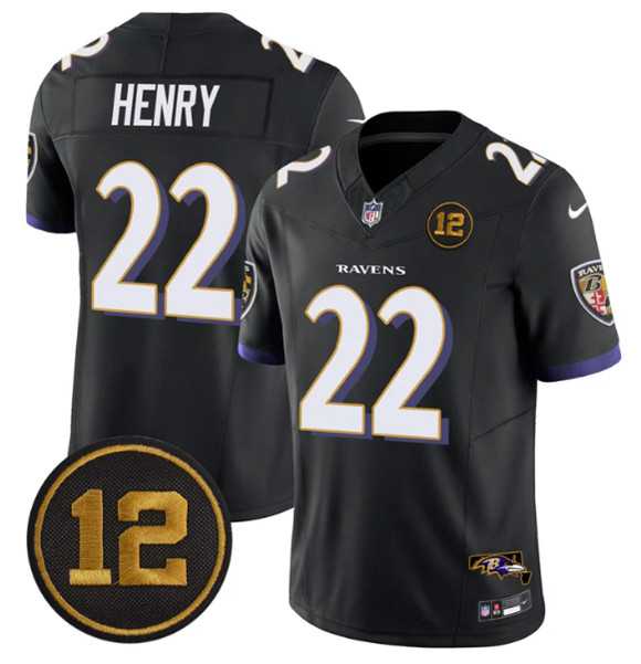 Men's Baltimore Ravens #22 Derrick Henry Black 2025 F.U.S.E Jacoby Jones Patch Vapor Limited Jersey Dzhi,We sell and wholesale Men's Baltimore Ravens #22 Derrick Henry Black 2025 F.U.S.E Jacoby Jones Patch Vapor Limited Jersey Dzhi on line form chian!