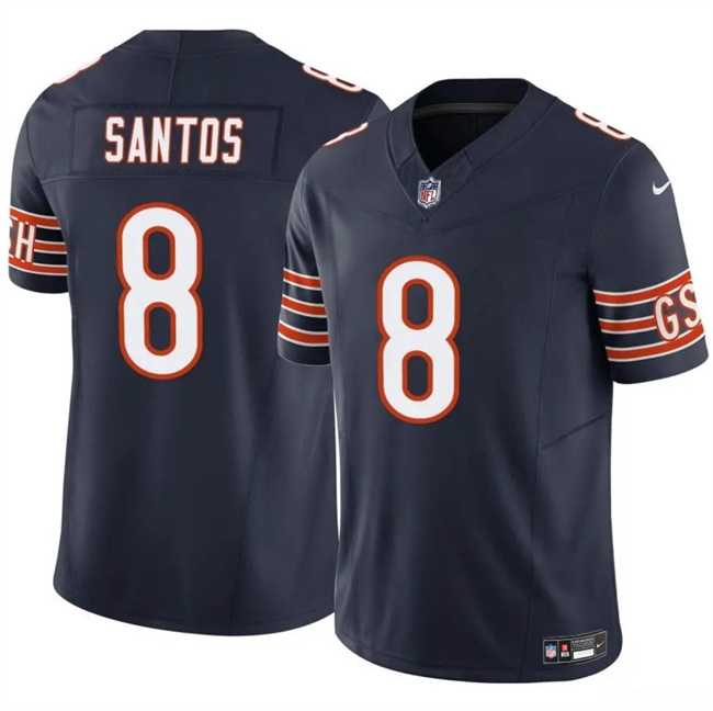 Men's Chicago Bears #8 Cairo Santos Navy 2025 F.U.S.E. Vapor Untouchable Limited Stitched Jersey Dzhi,We sell and wholesale Men's Chicago Bears #8 Cairo Santos Navy 2025 F.U.S.E. Vapor Untouchable Limited Stitched Jersey Dzhi on line form chian!