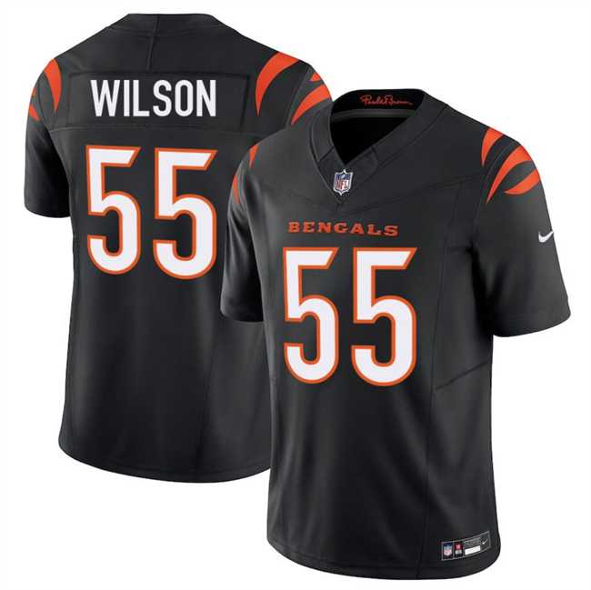 Men's Cincinnati Bengals #55 Logan Wilson Black 2025 F.U.S.E. Vapor Untouchable Limited Stitched Jersey Dzhi,We sell and wholesale Men's Cincinnati Bengals #55 Logan Wilson Black 2025 F.U.S.E. Vapor Untouchable Limited Stitched Jersey Dzhi on line form chian!