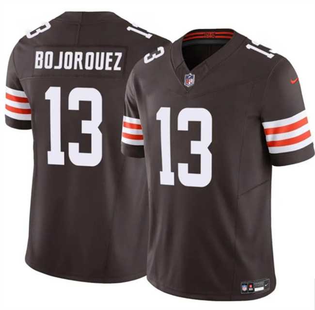 Men's Cleveland Browns #13 Corey Bojorquez Brown F.U.S.E. Vapor Limited Stitched Jersey Dzhi,We sell and wholesale Men's Cleveland Browns #13 Corey Bojorquez Brown F.U.S.E. Vapor Limited Stitched Jersey Dzhi on line form chian!