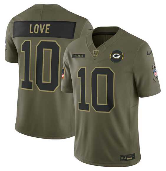Men's Green Bay Packers #10 Jordan Love Olive 2025 Salute to Service Limited Stitched Jersey Dyin,We sell and wholesale Men's Green Bay Packers #10 Jordan Love Olive 2025 Salute to Service Limited Stitched Jersey Dyin on line form chian!