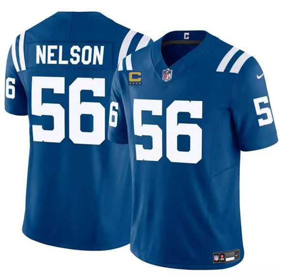 Men's Indianapolis Colts #56 Quenton Nelson Blue 2025 F.U.S.E. With 4-Star C Patch Vapor Limited Stitched Jersey Dzhi,We sell and wholesale Men's Indianapolis Colts #56 Quenton Nelson Blue 2025 F.U.S.E. With 4-Star C Patch Vapor Limited Stitched Jersey Dzhi on line form chian!