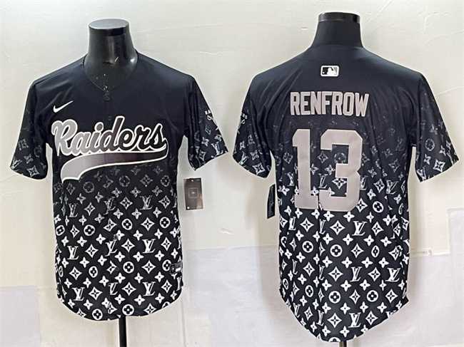 Men's Las Vegas Raiders #13 Hunter Renfrow Black Limited Stitched Baseball Jersey,We sell and wholesale Men's Las Vegas Raiders #13 Hunter Renfrow Black Limited Stitched Baseball Jersey on line form chian!