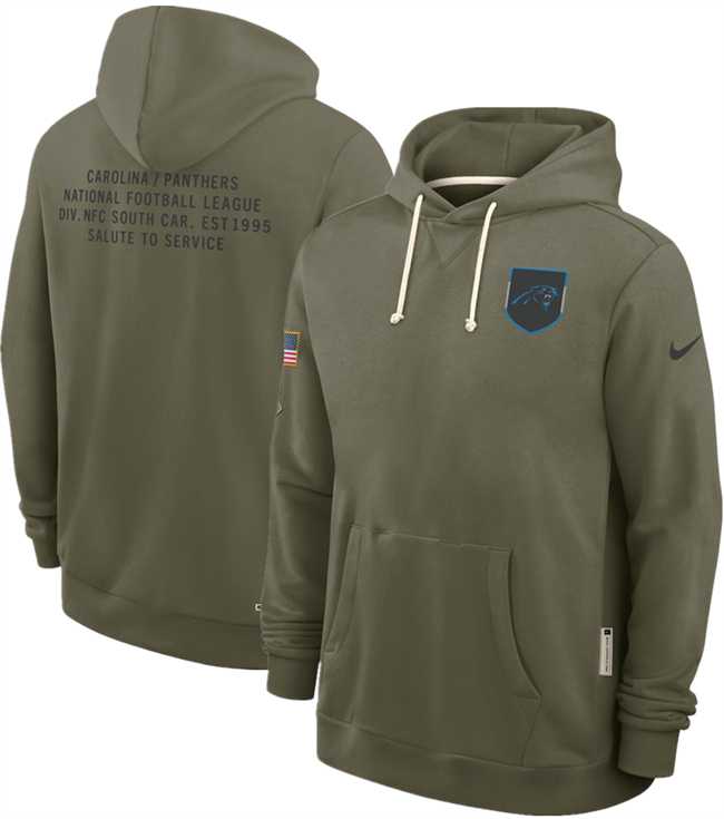 Men's Carolina Panthers Olive 2025 Salute to Service Pullover Hoodie,We sell and wholesale Men's Carolina Panthers Olive 2025 Salute to Service Pullover Hoodie on line form chian!