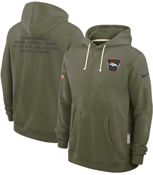 Men's Denver Broncos Olive 2025 Salute to Service Pullover Hoodie,We sell and wholesale Men's Denver Broncos Olive 2025 Salute to Service Pullover Hoodie on line form chian!