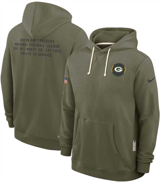 Men's Green Bay Packers Olive 2025 Salute to Service Pullover Hoodie,We sell and wholesale Men's Green Bay Packers Olive 2025 Salute to Service Pullover Hoodie on line form chian!