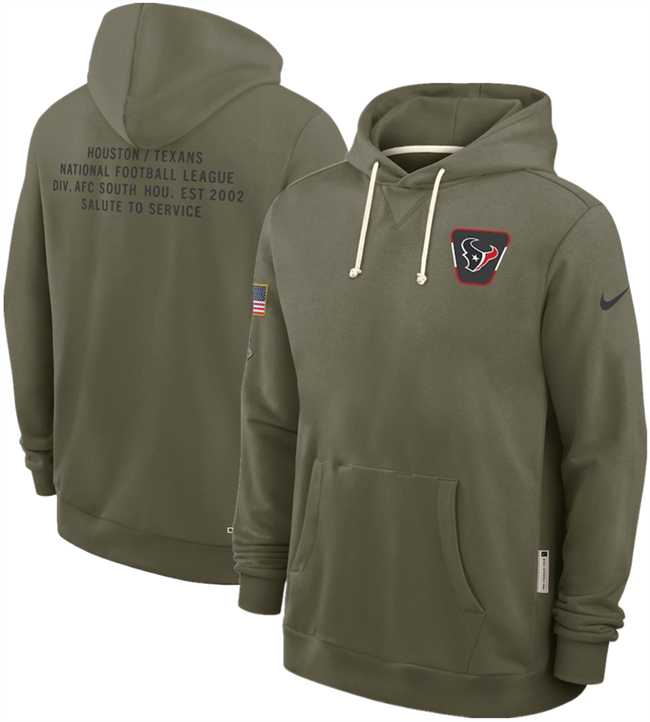 Men's Houston Texans Olive 2025 Salute to Service Pullover Hoodie,We sell and wholesale Men's Houston Texans Olive 2025 Salute to Service Pullover Hoodie on line form chian!