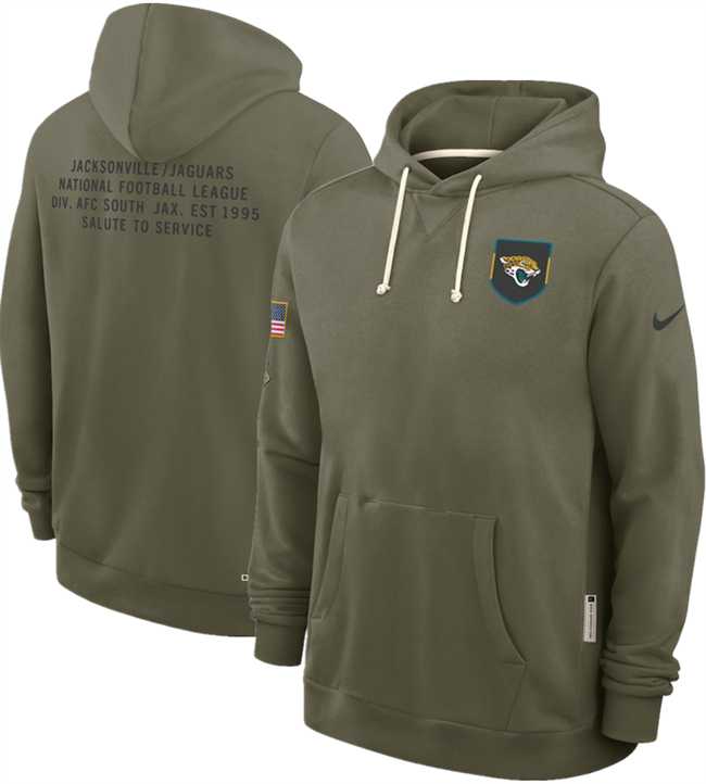 Men's Jacksonville Jaguars Olive 2025 Salute to Service Pullover Hoodie,We sell and wholesale Men's Jacksonville Jaguars Olive 2025 Salute to Service Pullover Hoodie on line form chian!