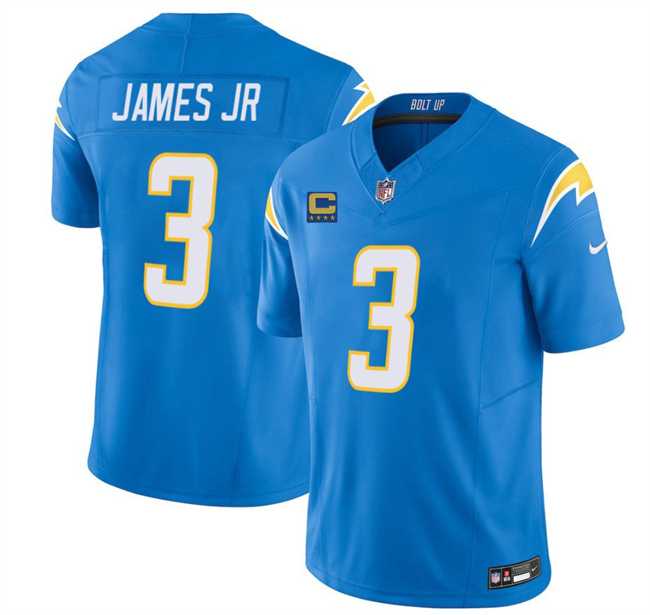 Men's Los Angeles Chargers #3 Derwin James JR Blue 2025 F.U.S.E With 4-Star C Patch Vapor Limited Stitched Jersey Dzhi,We sell and wholesale Men's Los Angeles Chargers #3 Derwin James JR Blue 2025 F.U.S.E With 4-Star C Patch Vapor Limited Stitched Jersey Dzhi on line form chian!
