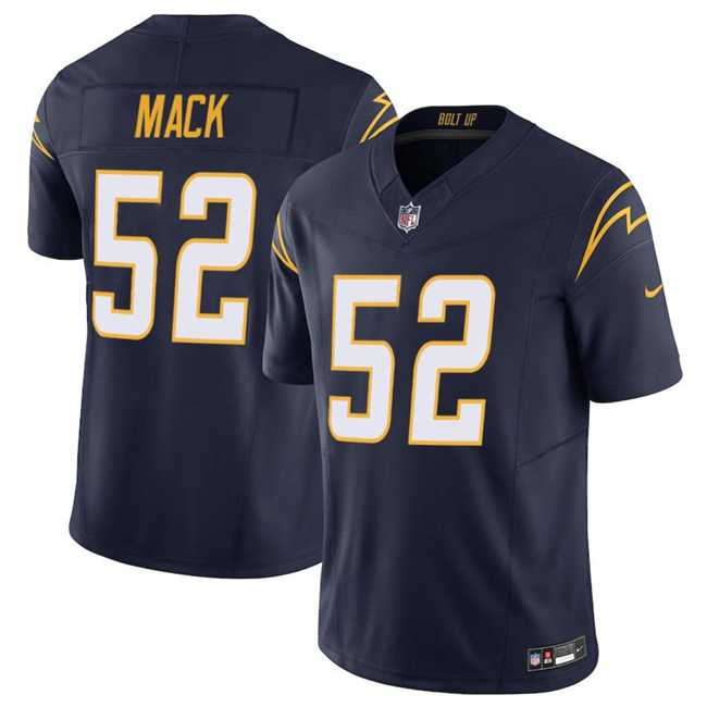 Men's Los Angeles Chargers #52 Khalil Mack Navy 2025 F.U.S.E Vapor Limited Stitched Jersey Dzhi,We sell and wholesale Men's Los Angeles Chargers #52 Khalil Mack Navy 2025 F.U.S.E Vapor Limited Stitched Jersey Dzhi on line form chian!