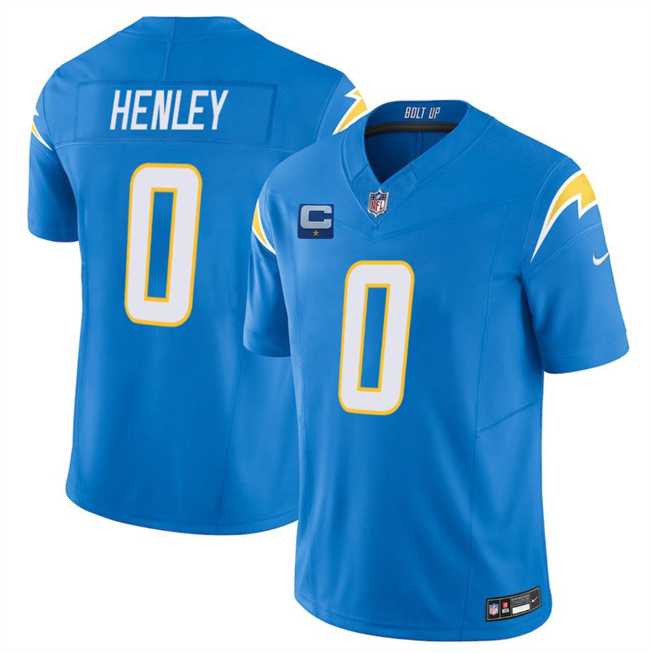 Men's Los Angeles Chargers #0 Daiyan Henley Blue 2025 F.U.S.E With 1-Star C Patch Vapor Limited Stitched Jersey Dzhi,We sell and wholesale Men's Los Angeles Chargers #0 Daiyan Henley Blue 2025 F.U.S.E With 1-Star C Patch Vapor Limited Stitched Jersey Dzhi on line form chian!