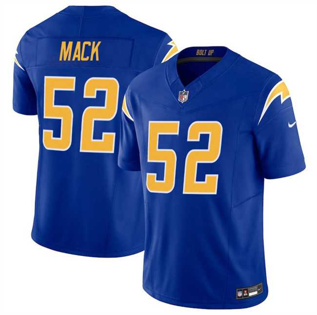 Men's Los Angeles Chargers #52 Khalil Mack Royal 2025 F.U.S.E Vapor Limited Stitched Jersey Dzhi,We sell and wholesale Men's Los Angeles Chargers #52 Khalil Mack Royal 2025 F.U.S.E Vapor Limited Stitched Jersey Dzhi on line form chian!