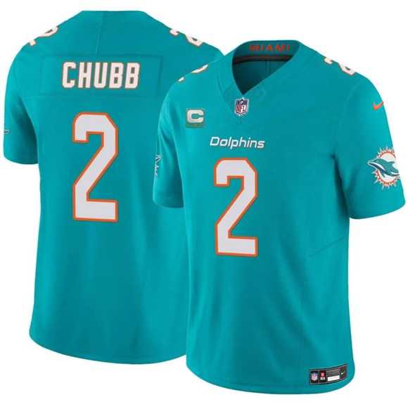 Men's Miami Dolphins #2 Bradley Chubb Aqua 2025 F.U.S.E. With 1-Star C Patch Vapor Limited Stitched Jersey Dzhi,We sell and wholesale Men's Miami Dolphins #2 Bradley Chubb Aqua 2025 F.U.S.E. With 1-Star C Patch Vapor Limited Stitched Jersey Dzhi on line form chian!