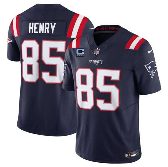 Men's New England Patriots #85 Hunter Henry Navy 2025 F.U.S.E. With 4-Star C Patch Vapor Limited Stitched Jersey Dzhi,We sell and wholesale Men's New England Patriots #85 Hunter Henry Navy 2025 F.U.S.E. With 4-Star C Patch Vapor Limited Stitched Jersey Dzhi on line form chian!