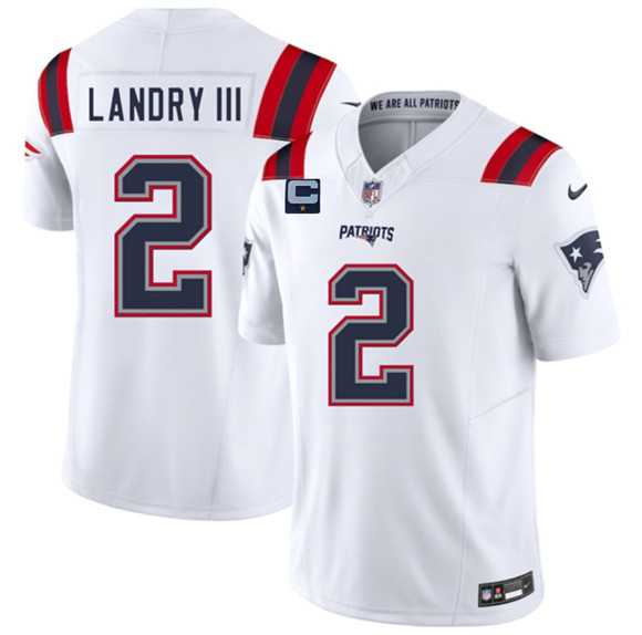 Men's New England Patriots #2 Harold Landry III White 2025 F.U.S.E. With 1-Star C Patch Vapor Limited Stitched Jersey Dzhi,We sell and wholesale Men's New England Patriots #2 Harold Landry III White 2025 F.U.S.E. With 1-Star C Patch Vapor Limited Stitched Jersey Dzhi on line form chian!