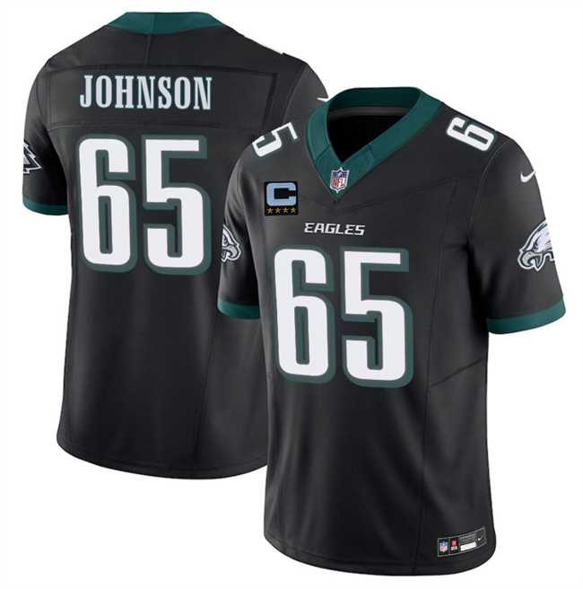 Men's Philadelphia Eagles #65 Lane Johnson Black 2025 F.U.S.E. With 4-Star C Patch Vapor Untouchable Limited Stitched Jersey Dzhi,We sell and wholesale Men's Philadelphia Eagles #65 Lane Johnson Black 2025 F.U.S.E. With 4-Star C Patch Vapor Untouchable Limited Stitched Jersey Dzhi on line form chian!