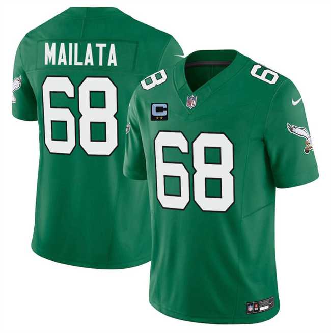 Men's Philadelphia Eagles #68 Jordan Mailata Kelly Green 2025 F.U.S.E. With 2-Star C Patch Vapor Untouchable Limited Throwback Stitched Jersey Dzhi,We sell and wholesale Men's Philadelphia Eagles #68 Jordan Mailata Kelly Green 2025 F.U.S.E. With 2-Star C Patch Vapor Untouchable Limited Throwback Stitched Jersey Dzhi on line form chian!