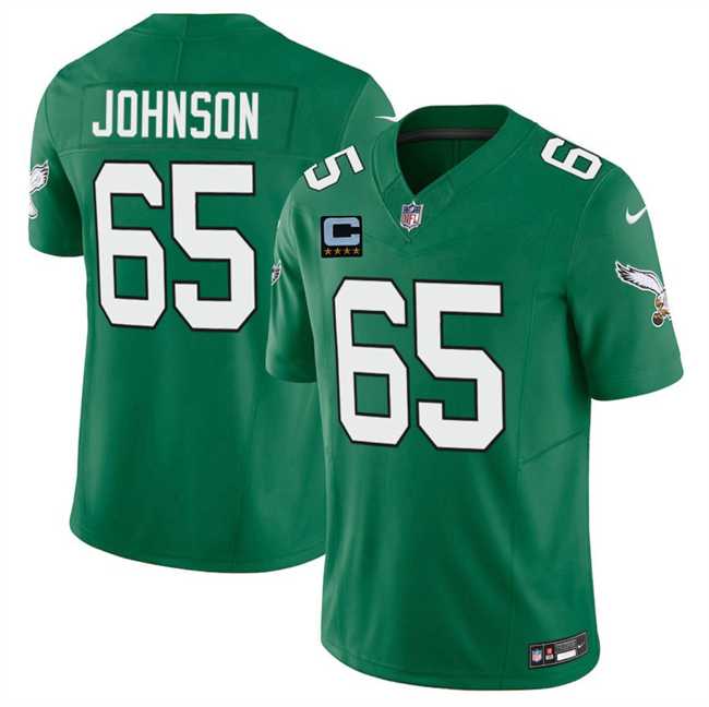 Men's Philadelphia Eagles #65 Lane Johnson Kelly Green 2025 F.U.S.E. With 4-Star C Patch Vapor Untouchable Limited Throwback Stitched Jersey Dzhi,We sell and wholesale Men's Philadelphia Eagles #65 Lane Johnson Kelly Green 2025 F.U.S.E. With 4-Star C Patch Vapor Untouchable Limited Throwback Stitched Jersey Dzhi on line form chian!