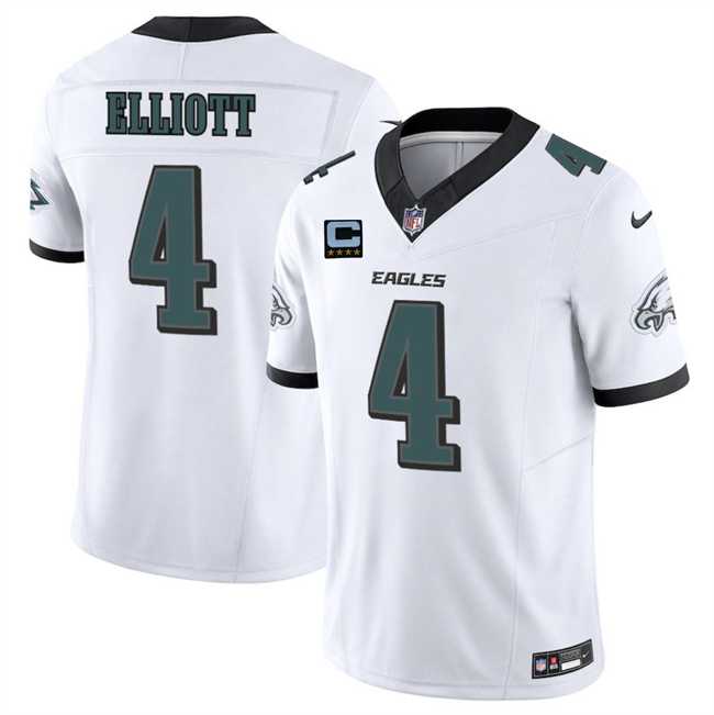 Men's Philadelphia Eagles #4 Jake Elliott White 2025 F.U.S.E. With 4-Star C Patch Vapor Untouchable Limited Stitched Jersey Dzhi,We sell and wholesale Men's Philadelphia Eagles #4 Jake Elliott White 2025 F.U.S.E. With 4-Star C Patch Vapor Untouchable Limited Stitched Jersey Dzhi on line form chian!