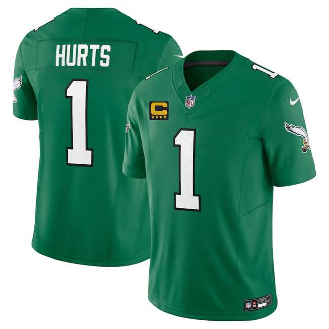 Men's Philadelphia Eagles #1 Jalen Jurts Kelly Green 2025 F.U.S.E. With 4-Star C Patch Vapor Untouchable Limited Throwback Stitched Jersey Dzhi,We sell and wholesale Men's Philadelphia Eagles #1 Jalen Jurts Kelly Green 2025 F.U.S.E. With 4-Star C Patch Vapor Untouchable Limited Throwback Stitched Jersey Dzhi on line form chian!