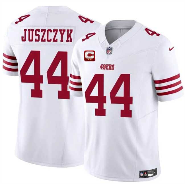Men's San Francisco 49ers #44 Kyle Juszczyk White 2025 F.U.S.E. With 2-Star C Patch Vapor Untouchable Limited Stitched Jersey Dzhi,We sell and wholesale Men's San Francisco 49ers #44 Kyle Juszczyk White 2025 F.U.S.E. With 2-Star C Patch Vapor Untouchable Limited Stitched Jersey Dzhi on line form chian!