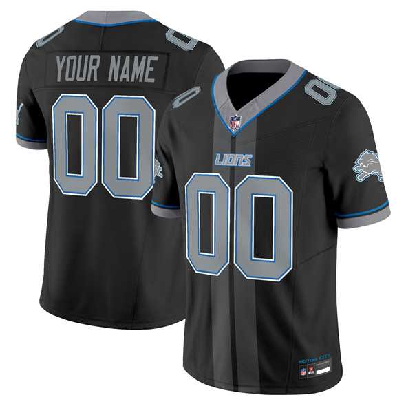 Men's Detroit Lions Customized Black 2025 F.U.S.E. 'Motor City Racing Edition' Vapor Limited Stitched Jersey,We sell and wholesale Men's Detroit Lions Customized Black 2025 F.U.S.E. 'Motor City Racing Edition' Vapor Limited Stitched Jersey on line form chian!