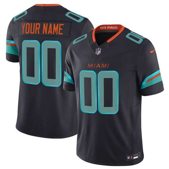 Men's Miami Dolphins Active Player Custom Black 2025 F.U.S.E. 'Rivalries' Vapor Limited Football Stitched Jersey,We sell and wholesale Men's Miami Dolphins Active Player Custom Black 2025 F.U.S.E. 'Rivalries' Vapor Limited Football Stitched Jersey on line form chian!