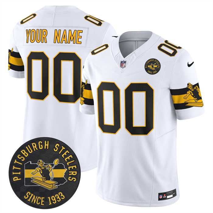 Men's Pittsburgh Steelers Throwback 1933 Patch whiteVapor Limited All Stitched Jerseys,We sell and wholesale Men's Pittsburgh Steelers Throwback 1933 Patch whiteVapor Limited All Stitched Jerseys on line form chian!
