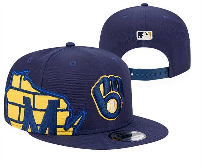 Milwaukee Brewers 2025 Stitched Snapback Hats 0019,We sell and wholesale Milwaukee Brewers 2025 Stitched Snapback Hats 0019 on line form chian!