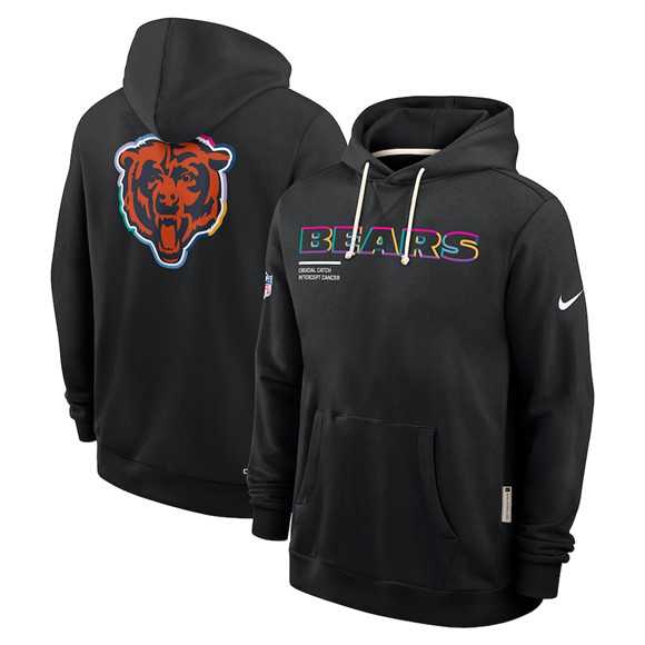 Men's Chicago Bears Black 2025 Crucial Catch Dri-FIT Hoodie,We sell and wholesale Men's Chicago Bears Black 2025 Crucial Catch Dri-FIT Hoodie on line form chian!
