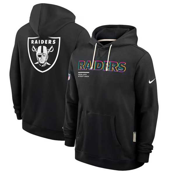 Men's Las Vegas Raiders Black 2025 Crucial Catch Dri-FIT Hoodie,We sell and wholesale Men's Las Vegas Raiders Black 2025 Crucial Catch Dri-FIT Hoodie on line form chian!