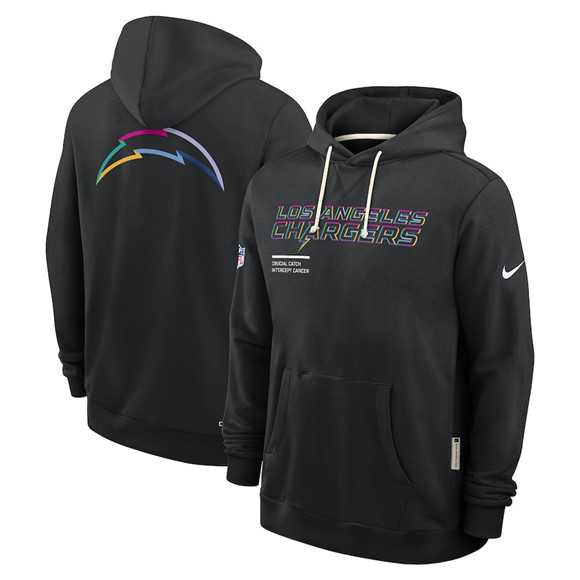 Men's Los Angeles Chargers Black 2025 Crucial Catch Dri-FIT Hoodie,We sell and wholesale Men's Los Angeles Chargers Black 2025 Crucial Catch Dri-FIT Hoodie on line form chian!
