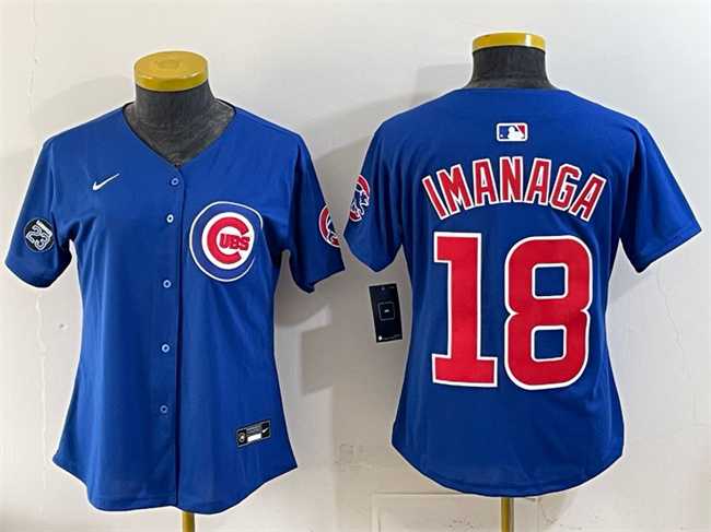 Youth Chicago Cubs #18 Shota Imanaga Royal 'Ryne Sandberg Tribute' Vapor Limited V2 Stitched Jersey,We sell and wholesale Youth Chicago Cubs #18 Shota Imanaga Royal 'Ryne Sandberg Tribute' Vapor Limited V2 Stitched Jersey on line form chian!