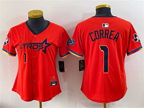 Youth Houston Astros #1 Carlos Correa Orange 2025 City Connect With Texas Patch Limited Stitched Jersey,We sell and wholesale Youth Houston Astros #1 Carlos Correa Orange 2025 City Connect With Texas Patch Limited Stitched Jersey on line form chian!